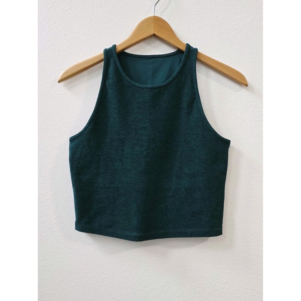 Vuori Elevation Plyo Tank Top Women's Size Medium Heather Green